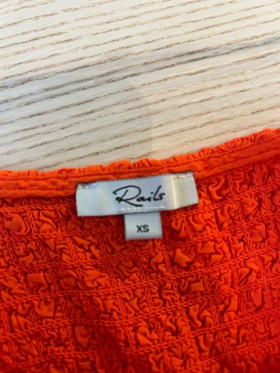 Rails Red Textured Mini Tank Dress - Picture 4 of 4